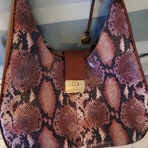 Brahmin pink taffeta lady anaconda
